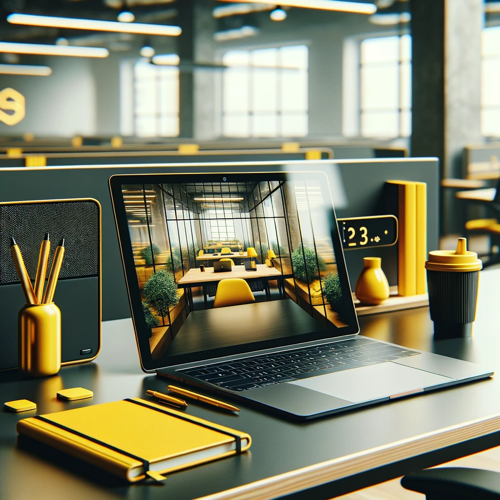 Desk Privacy in a Las Vegas Coworking Space